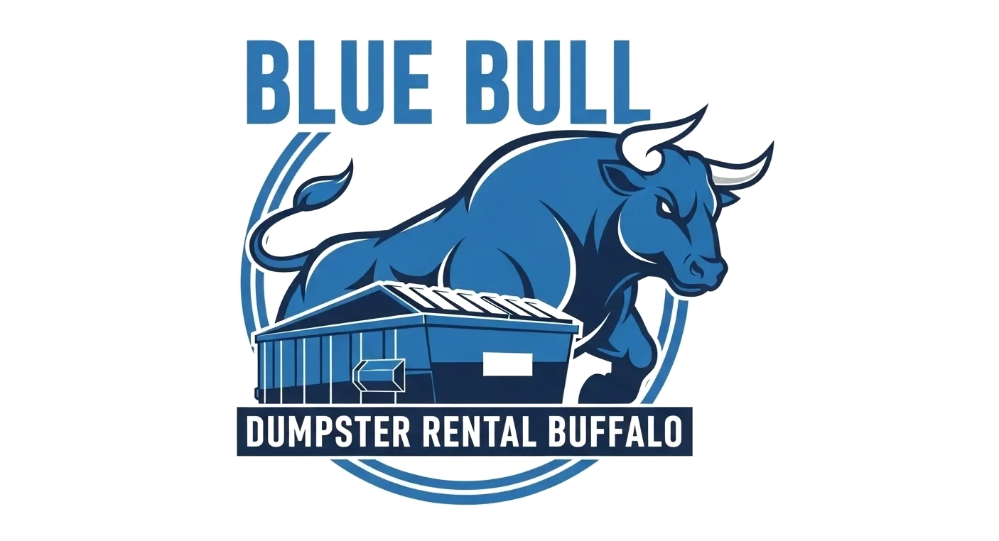 Blue Bull Dumpster Rental Buffalo logo