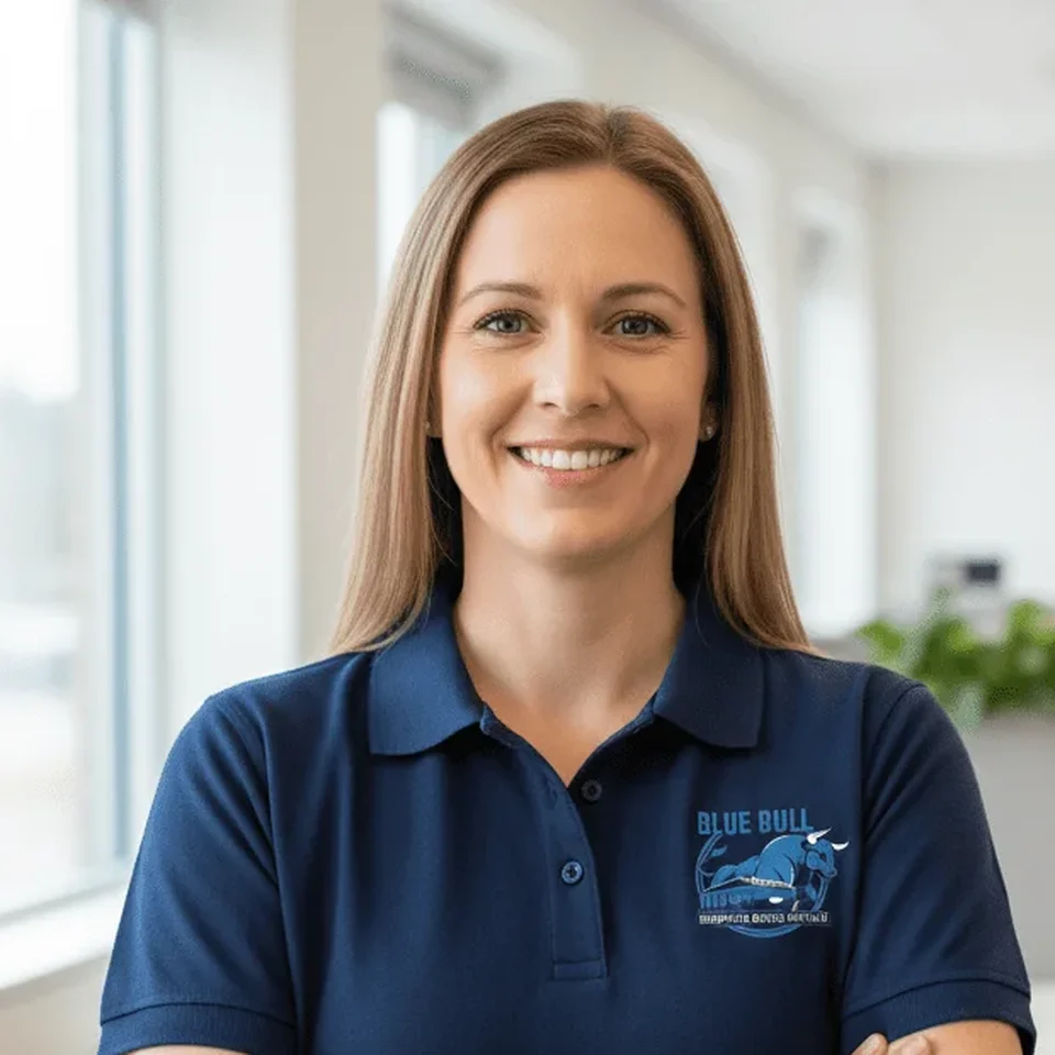 Ashley Monroe — Customer Care Specialist, Blue Bull Dumpster Rental Buffalo Ashley Monroe, Customer Care Specialist at Blue Bull Dumpster Rental Buffalo, headshot portrait