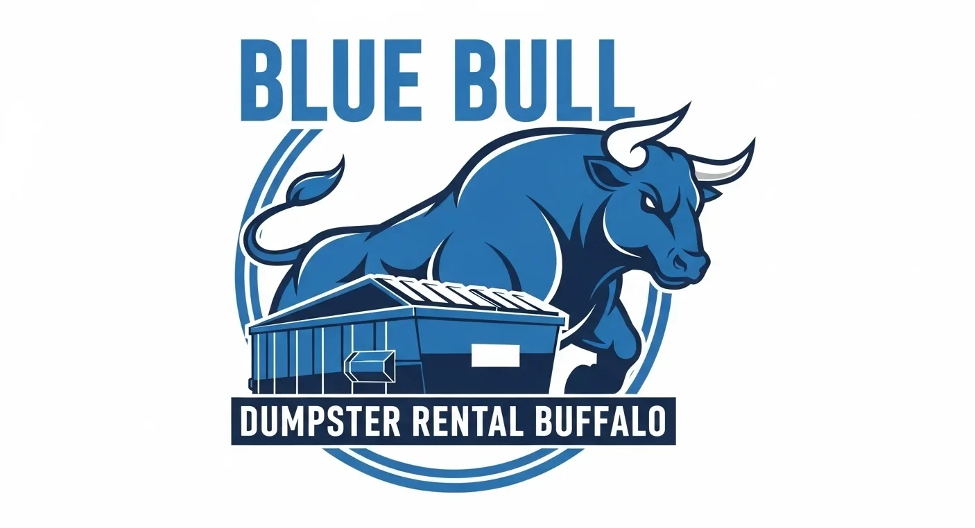 Blue Bull Dumpster Rental Buffalo logo
